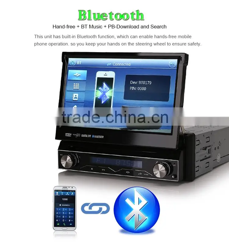 Erisin ES1088M 7 inch 1 Din Win8 UI All-In-One Car Multimedia Player with GPS