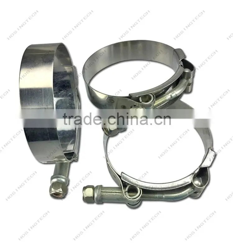 hot sale automotive T bolt stainless steel hose clamp