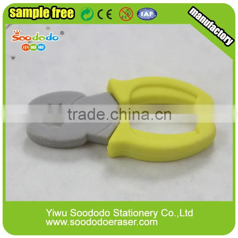 pig animal rubber eraser