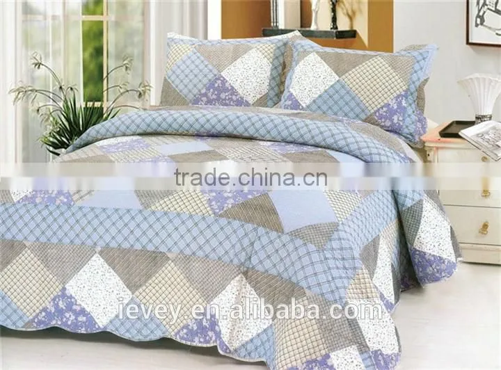 king size cotton cheap top quality plain style reactive printed wholesale comforter sets bedding