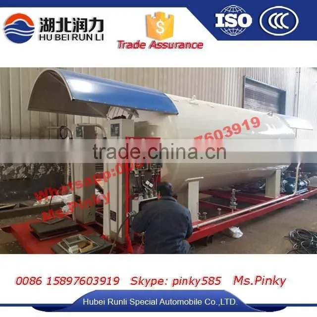LPG Filling Station Mobile Gas Station 10000Liters Portable LPG Gas Station Whatsapp 0086 15897603919