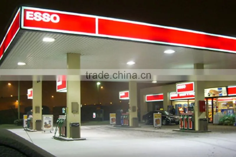 Environmentally-friendly light steel space frame gas filling station