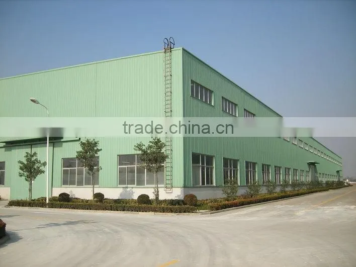 Long span galvanized steel structure low cost prefab warehouse