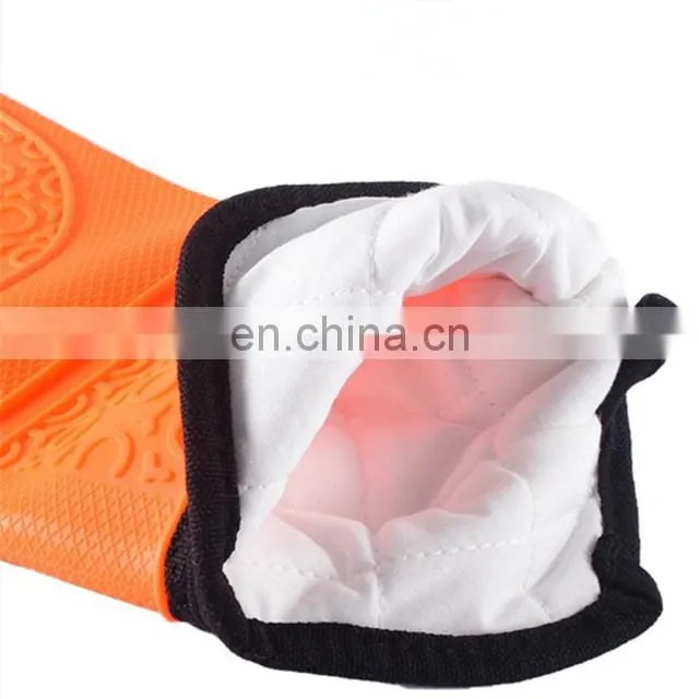 Silicone Oven Glove Silicon Gloves for kitchen Waterproof Heat Resistant BBQ Glove