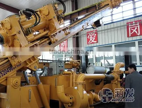 Big Hole Piling Machine on Rocks