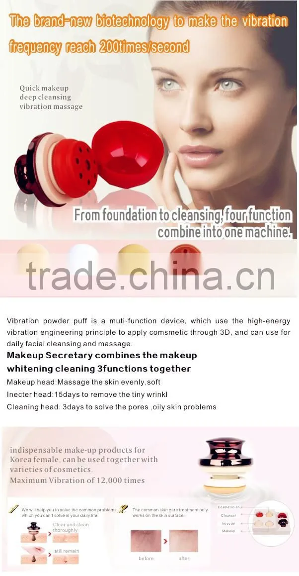 G-70 hot sale electronic soft make up powder case beauty machine for making puff