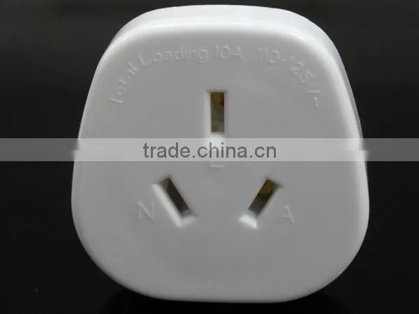 SAA Approved US Japan Type B to Australia/New-zealand/China Type I plug travel adapter converter