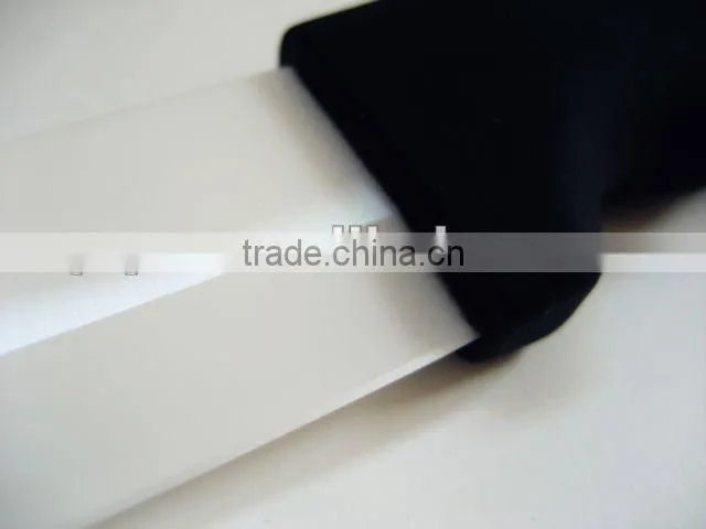 High grade 4 pcs ceramic kitchen knife set with acrylic stand 002A