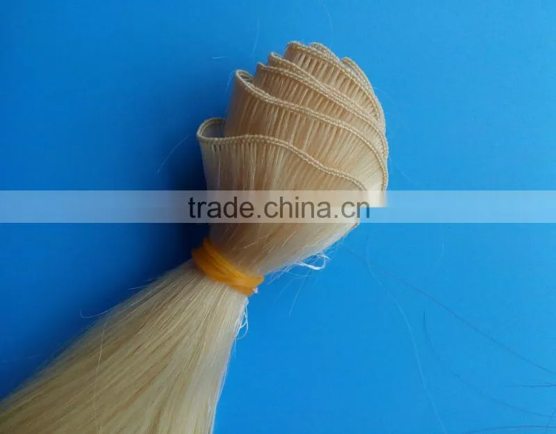 Human Remy hair Handtied seamless weft