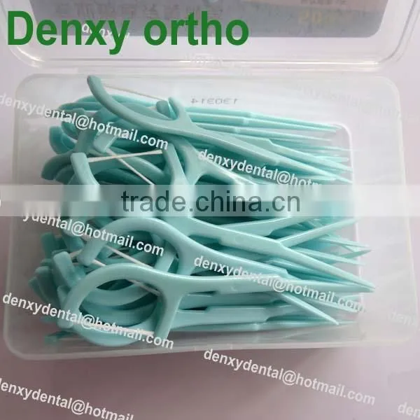 Manufacturer high quality orthodontic products orthodontic mini tooth shape dental floss keychain