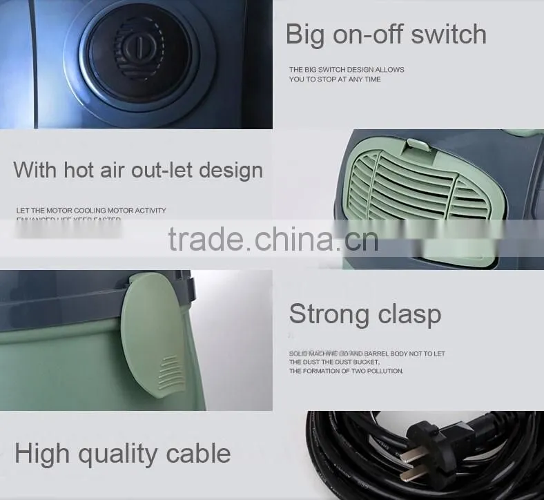 1200W small vacuum cleaner motor wet dry vacuum cleaner