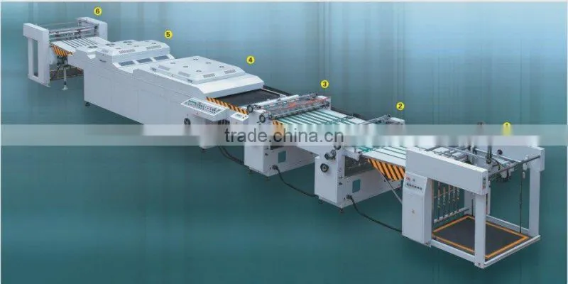 QSGC-1000-1200 automatic UV glazing machine
