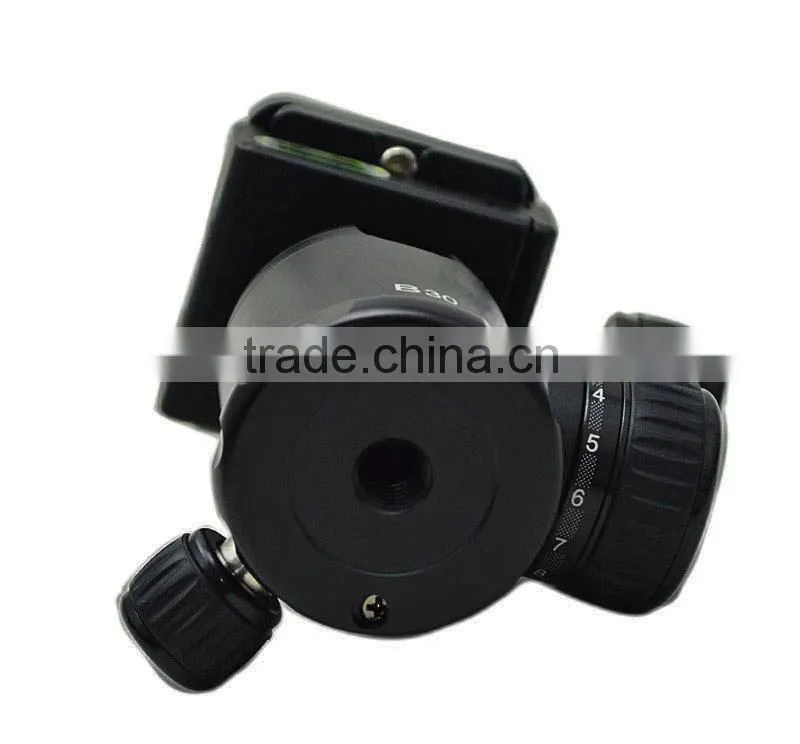 1/4" Screw Photography Camera Tripod Ball Head 360 Degree Fluid Rotation Ballhead For DSLR Camera