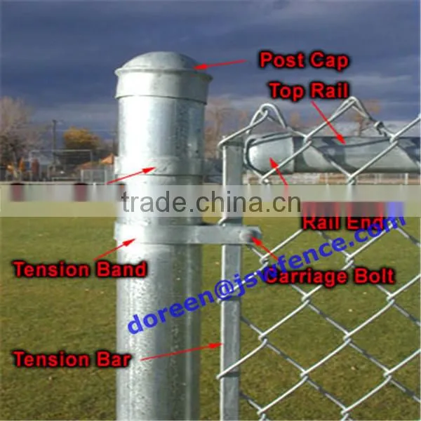 High security chain link fence factory (doreen@jswfence.com)