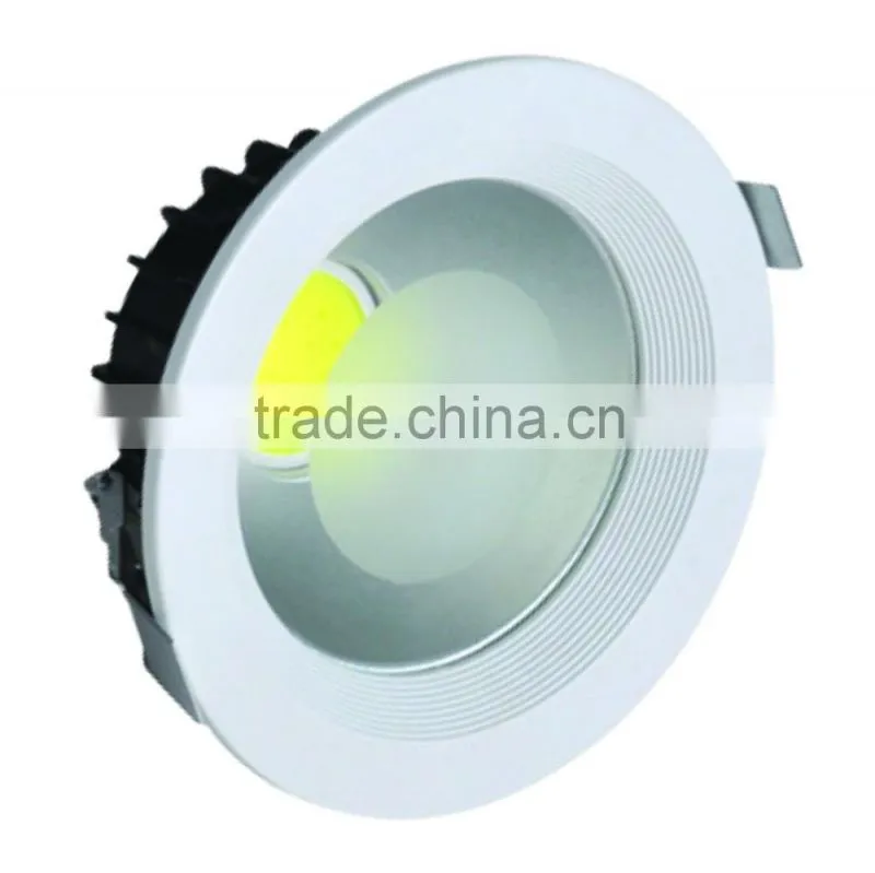 High Quality 70-90lm/w Epistar chip led downlight COB 10W 20W 30W round square Down ceiling light LED 10W
