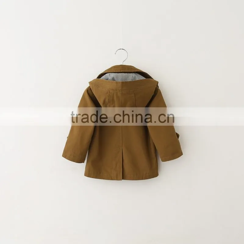 2016 european style children clothes boys coat high quality autumn and winter kids overcoat