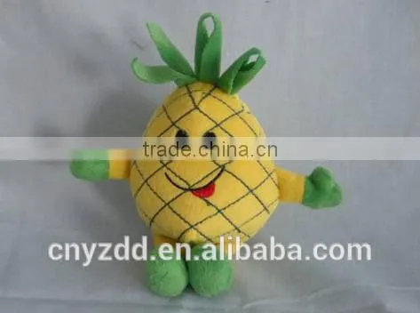 plush pineapple toy/plush fruits /soft super soft plush