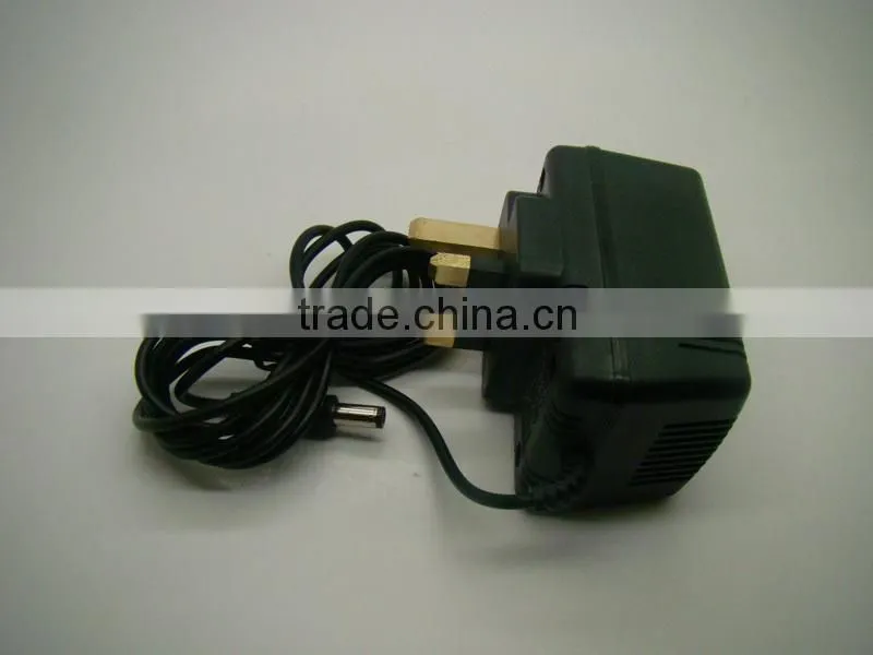Factroy direct Linear AC to DC 9v 500ma power Supply Positive outside Negative inside