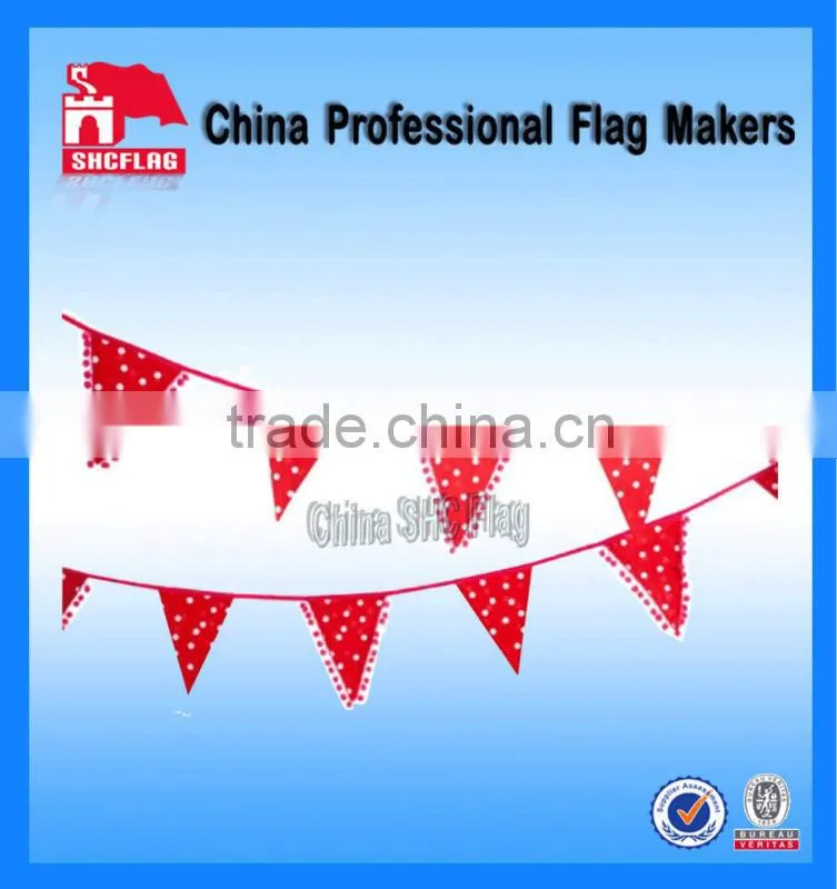 China producer provide cheap customized fabric bunting