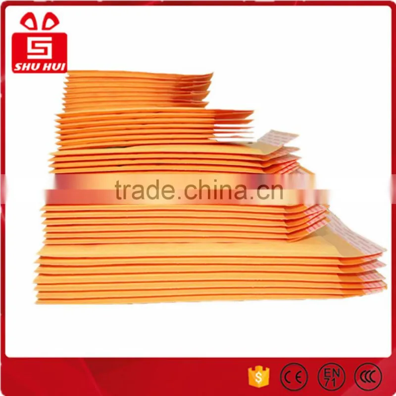 Kraft bubble envelopes orange color black kraft envelope shenzhen bubble envelope