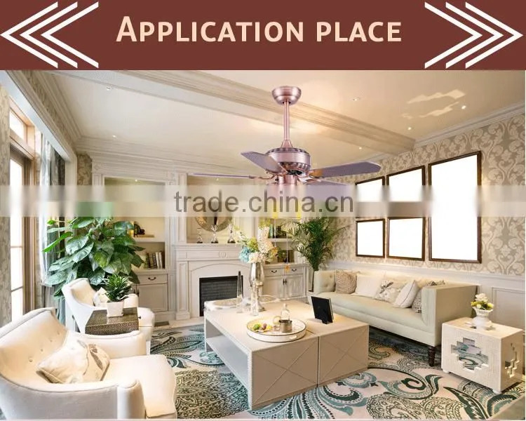 Three Speed AC 36 Inch Ceiling Fan with Lamp
