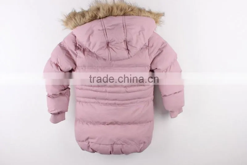 Girl's cheap fashion stocklot in China padded jacket
