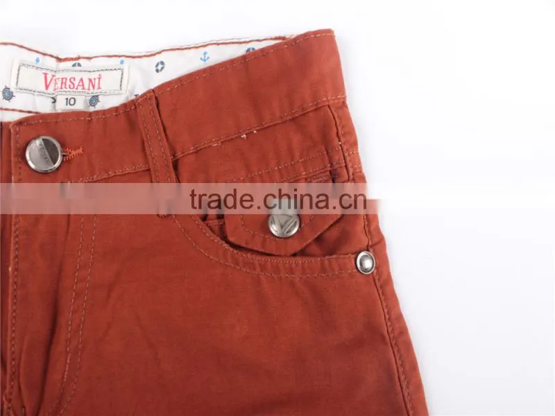 Boy's good quality 100%cotton stocklot apparel washed shorts