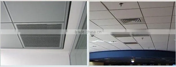 ZS-FS Aluminum Square ceiling air diffuser with damper