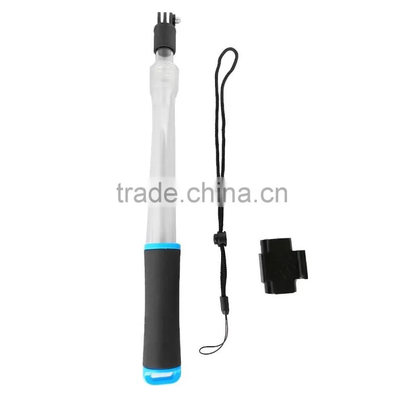 Waterproof Transparent Float Handheld Monopod Selfie Stick for GoPro Hero 1 2 3 4 /SJCAM/XIAOYI CAM