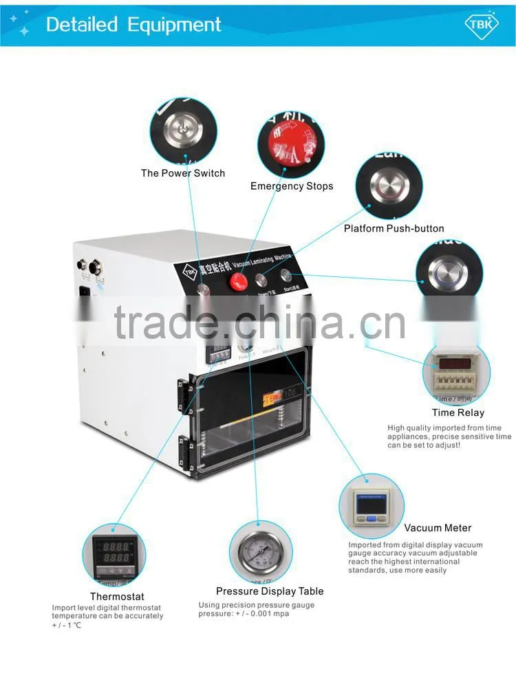 LY 858 14 inch oca vacuum laminating machine 220V/110V