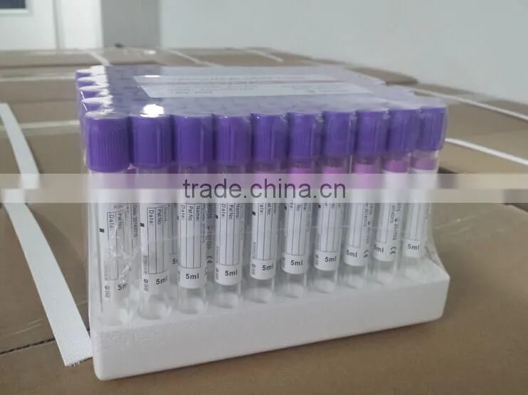 Disposable glass or PET vacuum blood collection tubes