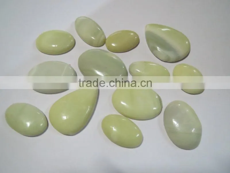 Lemon Jade stone Cabochons loose gemstones