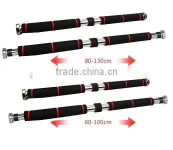 Total Workout Black Coated Door Gym Bar, Horizontal Bar
