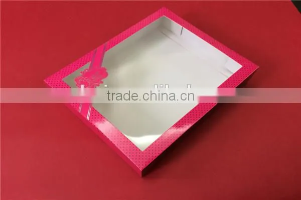 pvc window customize and design paper package box with factory price
