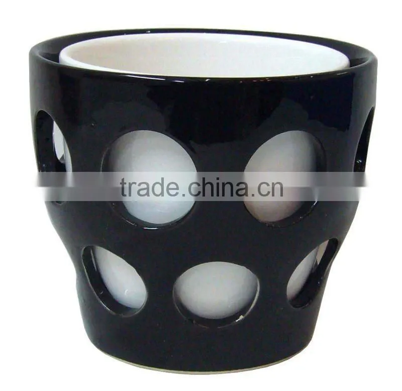 multi color dolomite best sell pot for home decorative