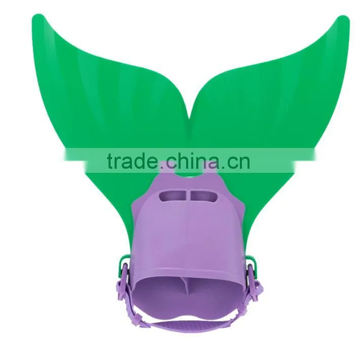 Kid Children Swimming Fins Training Flipper Mermaid Swim Fin Swimming Foot Flipper Diving Feet Tail Monofin