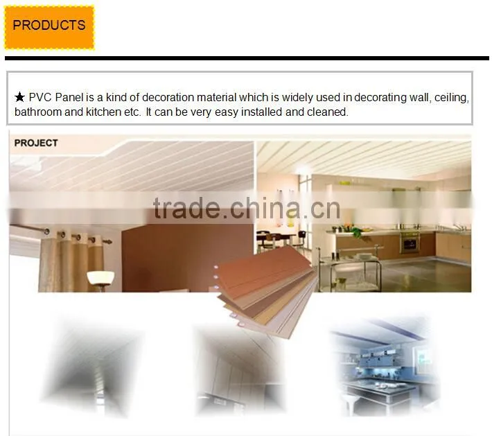 Home decor pvc ceiling panels in china