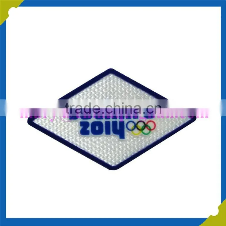 High quality 3d versin Washable heat transfer Flocking label/patches