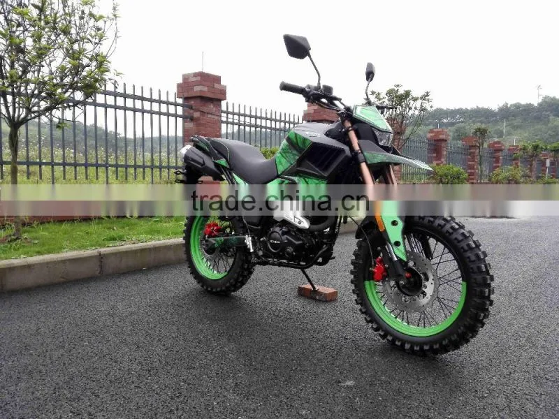 2016 new green Tekken250cc,Chinese crossover motorcycles.