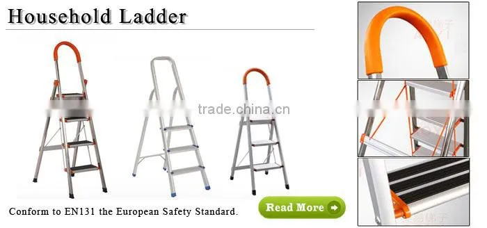 EN131 certification safety home use aluminium ladders household ladder
