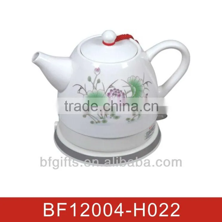 200pcs Factory Supply coffee/ restaurant electric ceramic tea kettle --h101-79