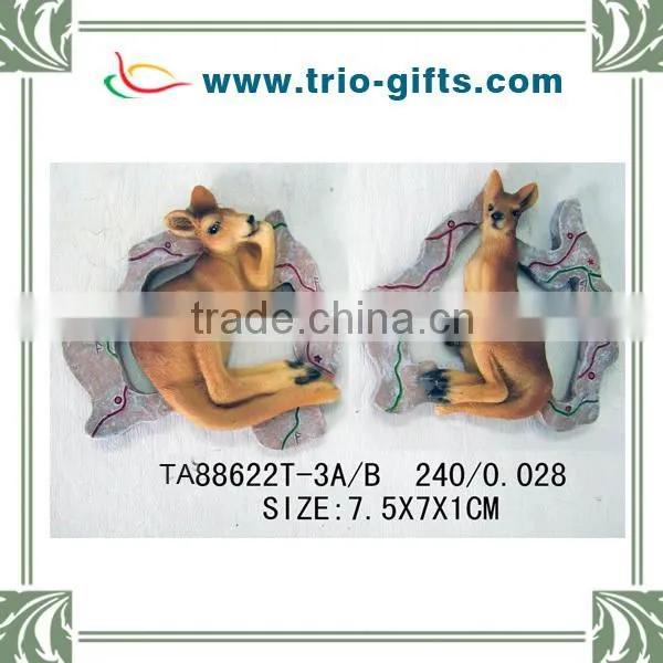 polyresin leopard cat magnet