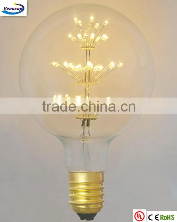 E27,3W led lighting, Edison firework led light