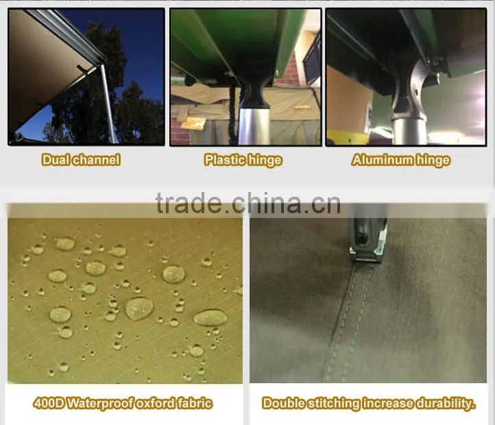 Offroad Camping 270 Degree Awning for Cars with Alunium Frame