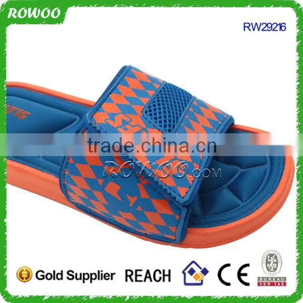 New design hotel personalized men indoor slippers