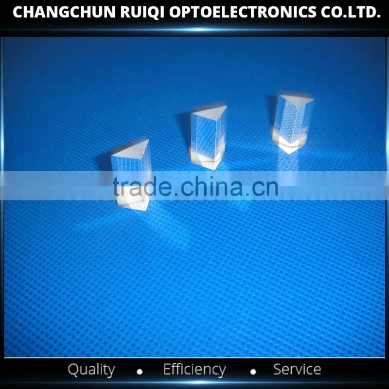 20mm Round Corners Optical Glass Quartz crystal Right Angle Prism