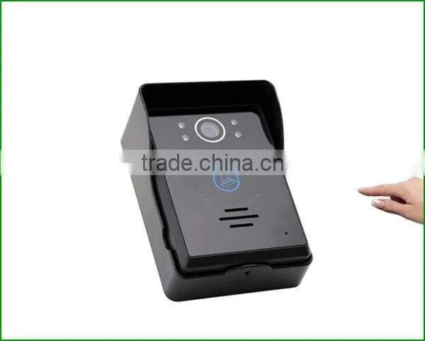 High-strength tempering glass wireless door phone intercom electronic door lock
