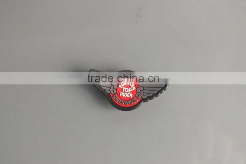 ECO-Friendly PVC Label For Garment, Soft PVC Trademark Brand, PVC Brand Label