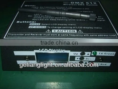 Wireless DMX controller