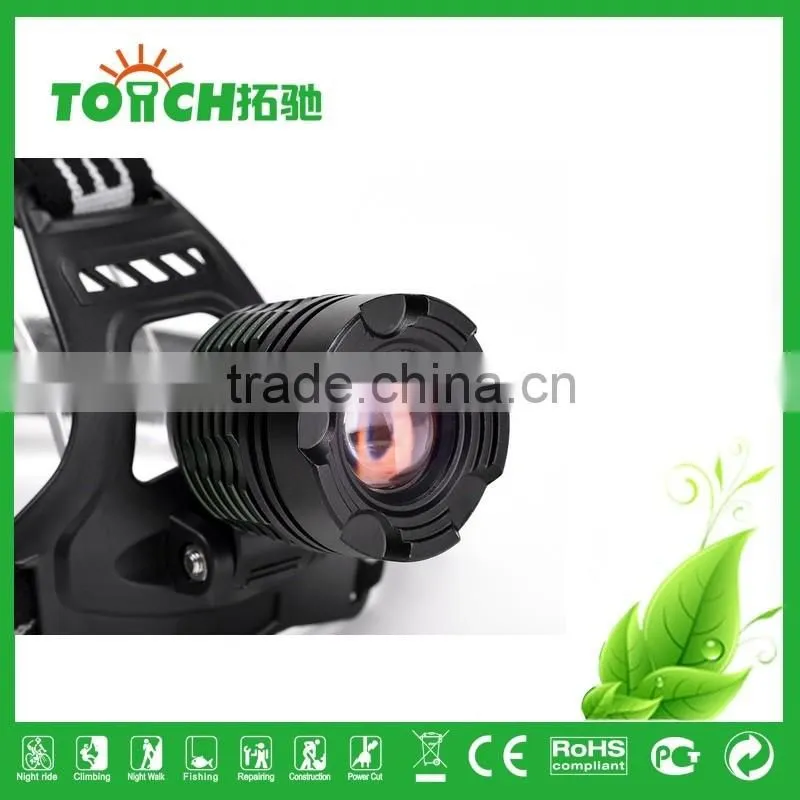 Super Waterproof XM-L T6 10 w LED Headlamp Flashlight 18650 Battery Powered Head Light Lamp Torch Lantern For Hunting Camping